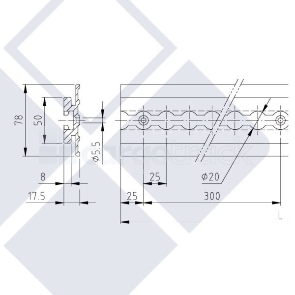 Sistemas de cargas Cargo Track transporte pesado